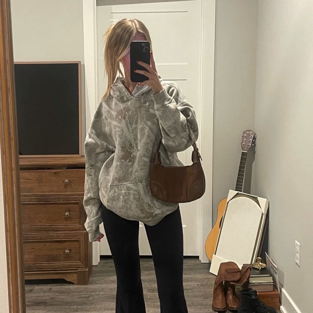 Abercrombie & Fitch Essential Popover Viral Camo Hoodie